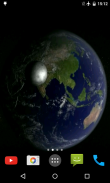 Earth and Moon Live Wallpaper screenshot 1