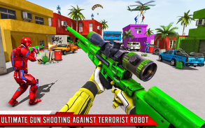 Game menembak robot Fps - game teroris screenshot 0