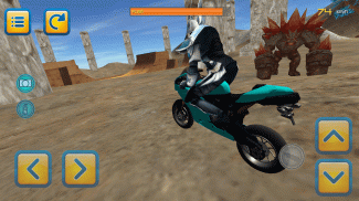 Motorbike Fantasy Warrior Jump screenshot 4