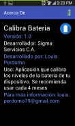 Calibra Baterías screenshot 1