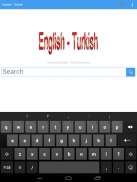 English Turkish Dictionary screenshot 0