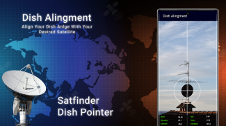 Satellite Finder (Dishpointer) compas gyroscopique screenshot 0