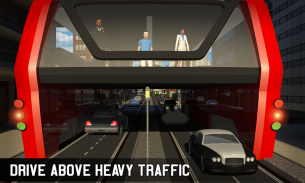 Elevado Ônibus 3D: Futuristic Bus Simulator 2018 screenshot 7