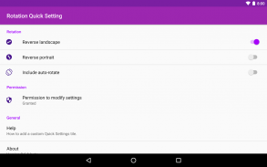 Rotation Quick Setting screenshot 3