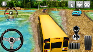 Offroad Tour Bus Drive Game 3d screenshot 1