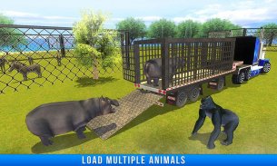 Zoo Animal camion di trasport screenshot 4