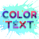 Stylish Color Text Effect Icon