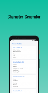 Character Generator screenshot 1