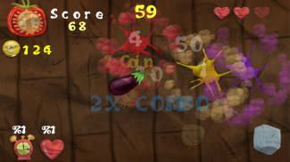 Vegetables: Slice and cut games - Play Dough Mode screenshot 1