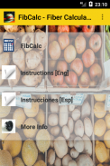 FibCalc - Fiber in food calculator screenshot 3