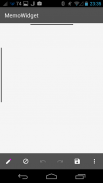 Memo Widget Simple screenshot 4