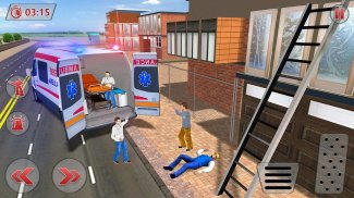 Jogo de resgate da cidade do robô da ambulância screenshot 17