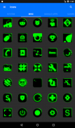 Flat Black and Green Icon Pack ✨Free✨ screenshot 7