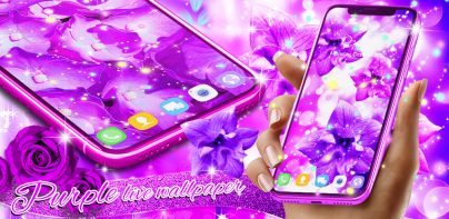 Purple live wallpaper