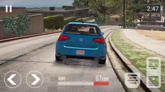 Racing Dart Golf GTI Drive screenshot 1