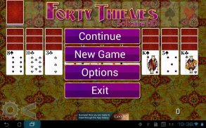 Cuarenta ladrones Solitaire HD screenshot 3