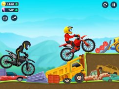 Çocuk Bisikleti Tepesi Yarışı: Serbest Motosiklet screenshot 8