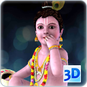 3D Krishna Live Wallpaper