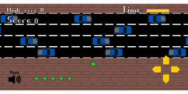 Modern Frogger Game screenshot 3