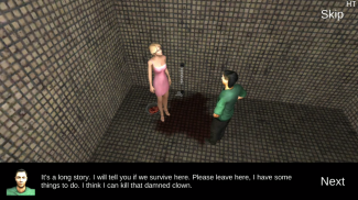 डरावना जोकर Pennywise - बच खेल screenshot 4