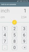 Inch to cm converter screenshot 1