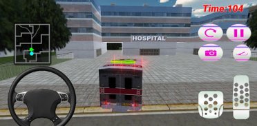 Pink Lady Ambulance Rescue 3D screenshot 2