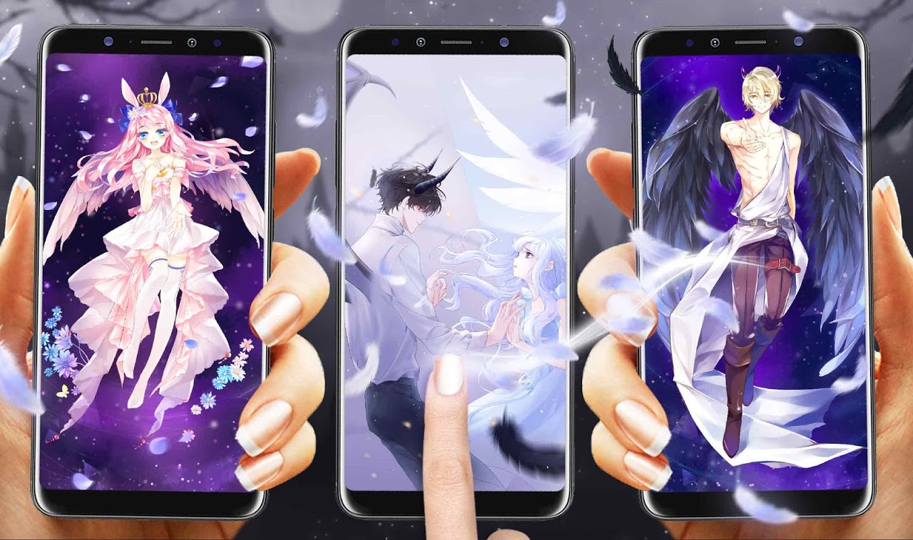 Download do APK de Anime Demónio do anjo papel de parede ao vivo para  Android