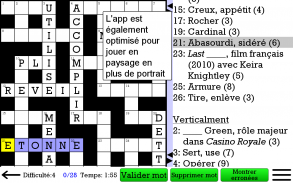 Mots Croisés screenshot 21