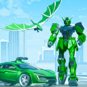 Dragon Robot Car Transform- Police Robot Games 3D Icon