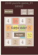 2048 puzzle screenshot 3