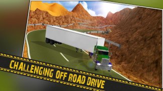 सड़क से हटकर असंभव के ट्रक पार्किंग - के ट्रक खेल screenshot 2