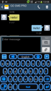 Blue Glow Keyboard screenshot 2