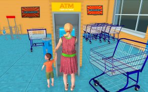 سوبر ماركت بقالة التسوق مجمع تجاري أسرة لعبه screenshot 1