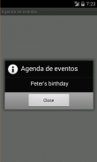 Agenda de eventos screenshot 1
