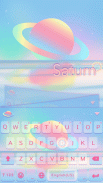 Saturn Temă tastatură screenshot 2