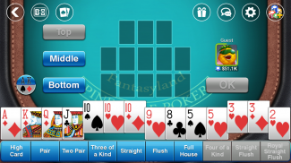 DH Pineapple Poker OFC screenshot 1