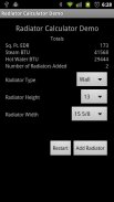 Radiator Calculator Demo screenshot 3