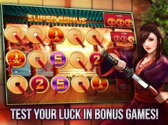Free Vegas Casino Slots - Samurai screenshot 2