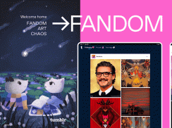 Tumblr—Fandom, Art, Chaos screenshot 7