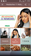 Headaches-11 Natural Remedies screenshot 1