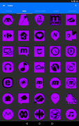 Purple and Black Icon Pack Free screenshot 3