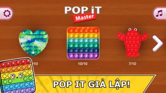 Pop it trò chơi chống trầm cảm screenshot 2