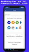 Blockbook™ Smart Contracts & Publish in Blockchain screenshot 1