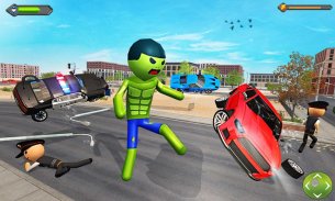 Stickman Incredible Monster Hero City Rampage screenshot 4