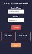 Simple Discount Calculator screenshot 2