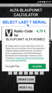 Blaupunkt Alfa RadioCodeDecode screenshot 3