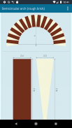 Brick Arch Calculator (Voussoirs) screenshot 0