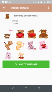 Teddy Bear Sticker - WASticker screenshot 1