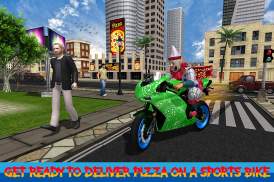 Scary Clown Boy Pizza Bike Delivery screenshot 10