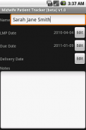 Midwife Patient Tracker (beta) screenshot 1